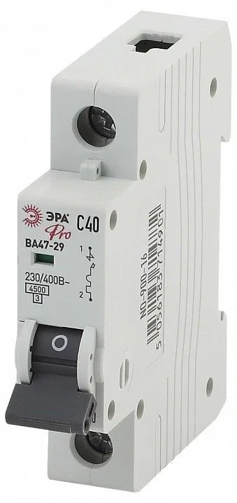 Автоматический выключатель 1P Эра ВА47-29 NO-900-16