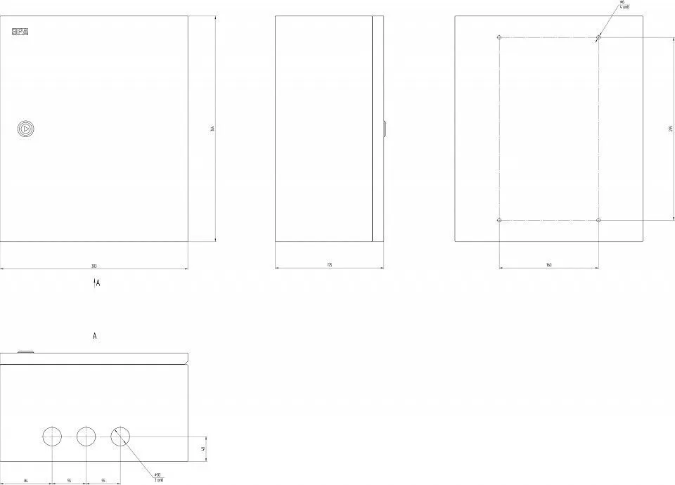 Электрический щиток накладной Эра  NO_SIMPLE_STM_SHMP-03_IP31