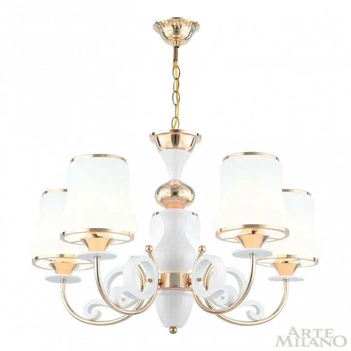 Подвесная люстра Arte Milano Florentia-1097 301097/5 Wh/Gd