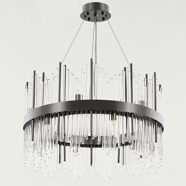 Подвесная люстра Arte Milano Бари 430110.600.12.G9.A2 BK