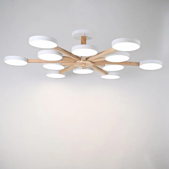 Люстра на штанге Imperiumloft TURNA White TURNA-B01
