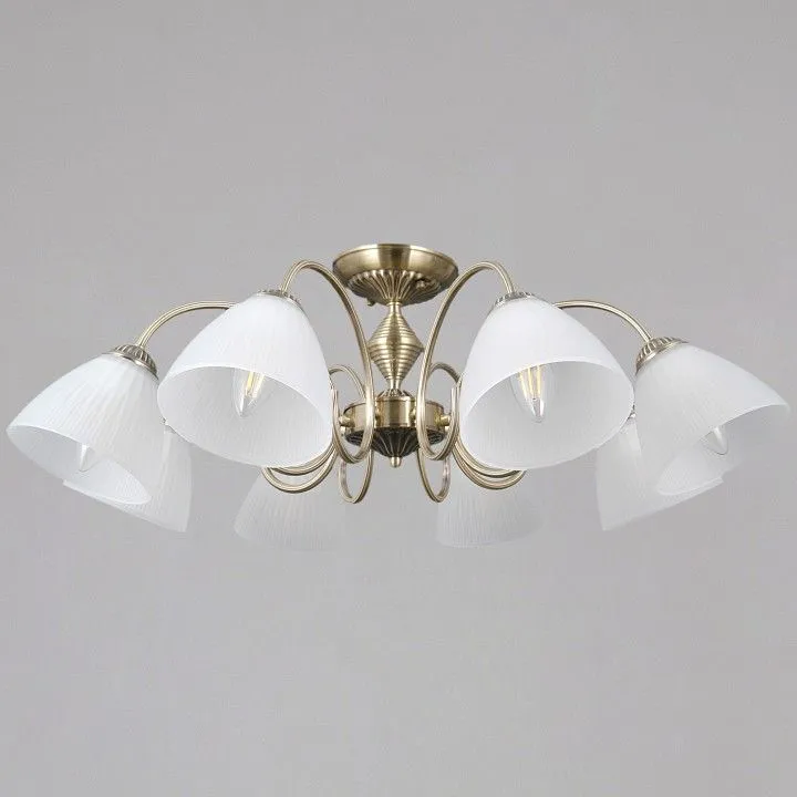 Люстра на штанге ILLUMICO  IL0897-8CSQ-26 AB ELITE