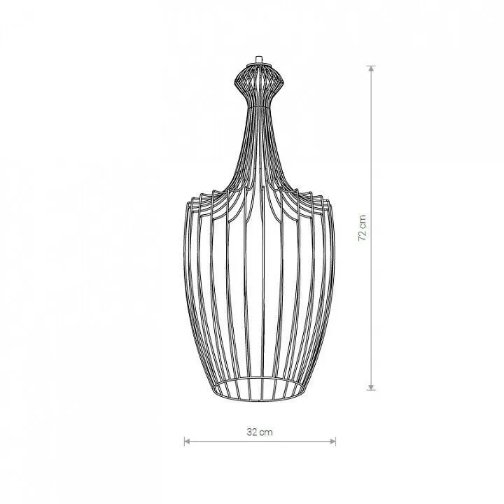 Плафон металлический Nowodvorski Cameleon Luksor L BL 8593