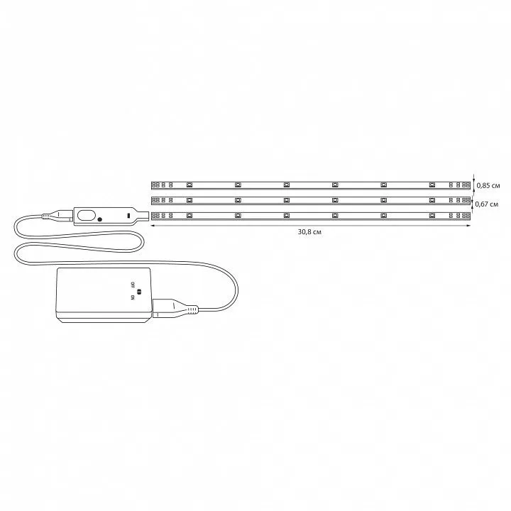 Накладной светильник Uniel ULM-F42 UL-00002889