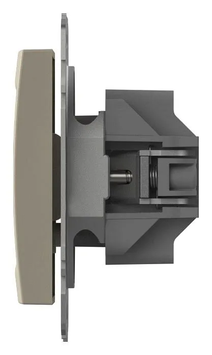 ТВ-розетка проходная без рамки Elbi Eleсtriс Zena Vega 609-010300-272