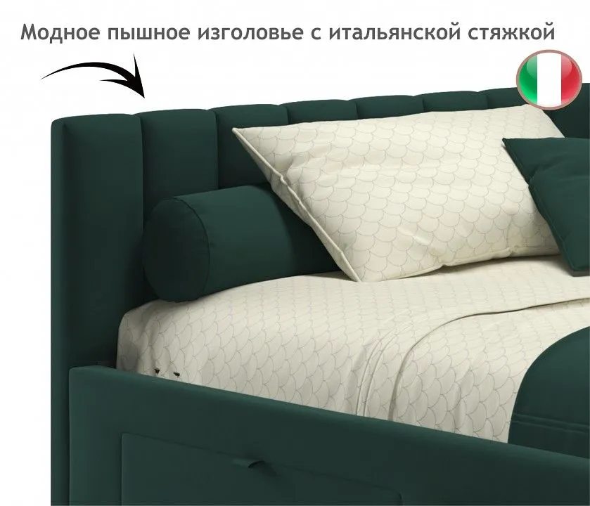 Кровать полутораспальная Milena 2000x1200