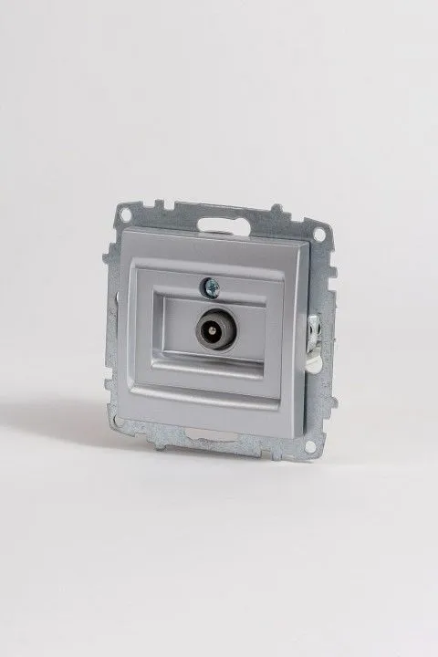 ТВ-розетка проходная без рамки Elbi Eleсtriс Zena Vega 609-011000-272