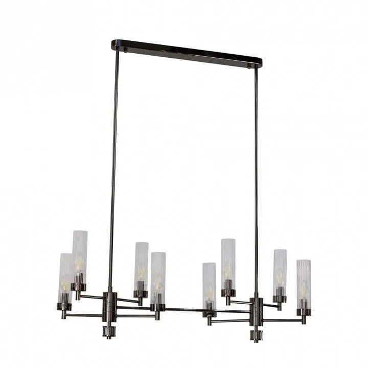 Люстра на штанге AM-Group INDIGO INDIGO SPL8 PEARL BLACK