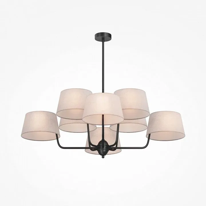 Люстра на штанге Maytoni Модесто MOD360PL-08B