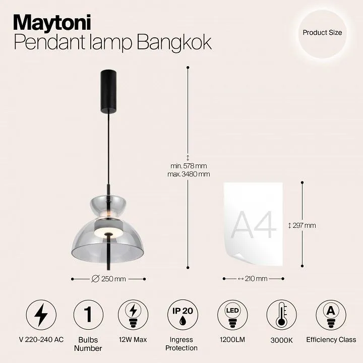 Подвесной светильник Maytoni Бангкок MOD185PL-L6B3K5
