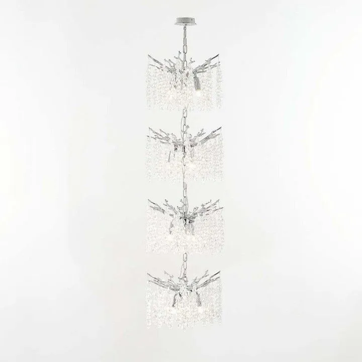 Подвесная люстра Arte Milano Веточка 230516.360-1300.12.E14.H1.4D CR