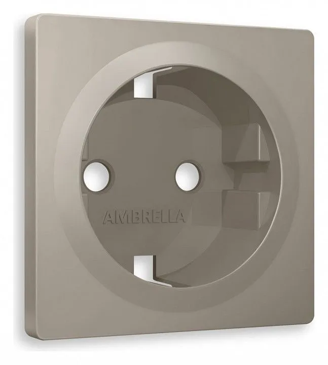 Накладка для розетки с заземлением Ambrella Volt ALFA AP3660