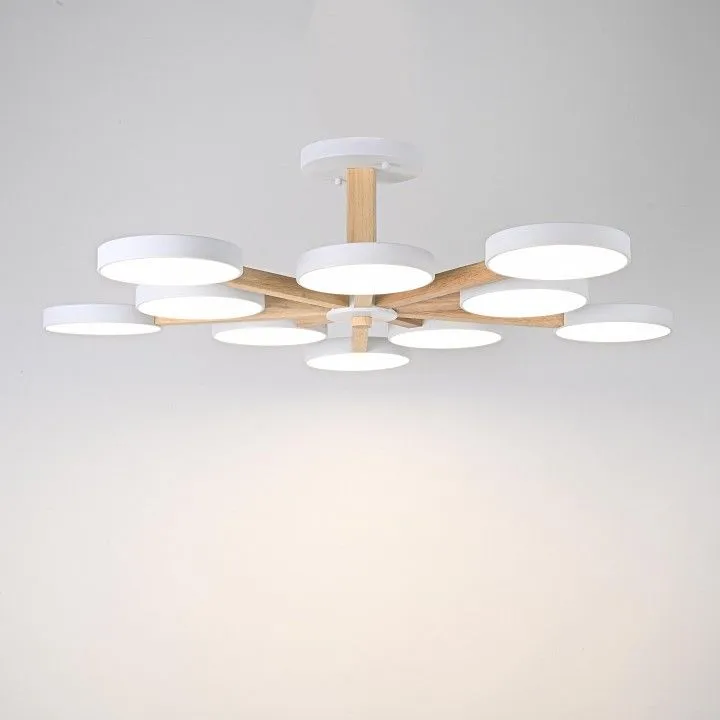 Люстра на штанге Imperiumloft TURNA White TURNA-B01