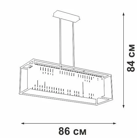 Люстра на штанге Vitaluce V5402 V5402-1/4PL