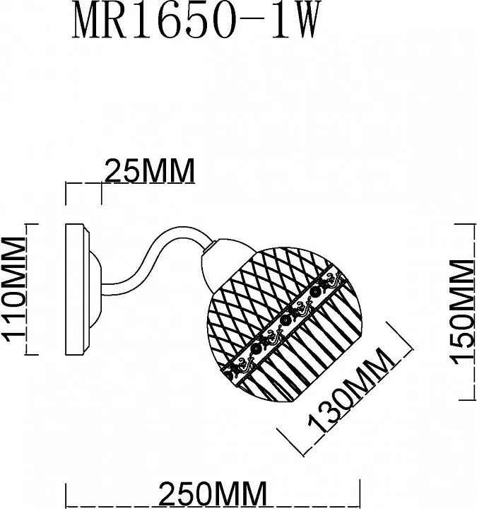 Бра MyFar Frank MR1650-1W