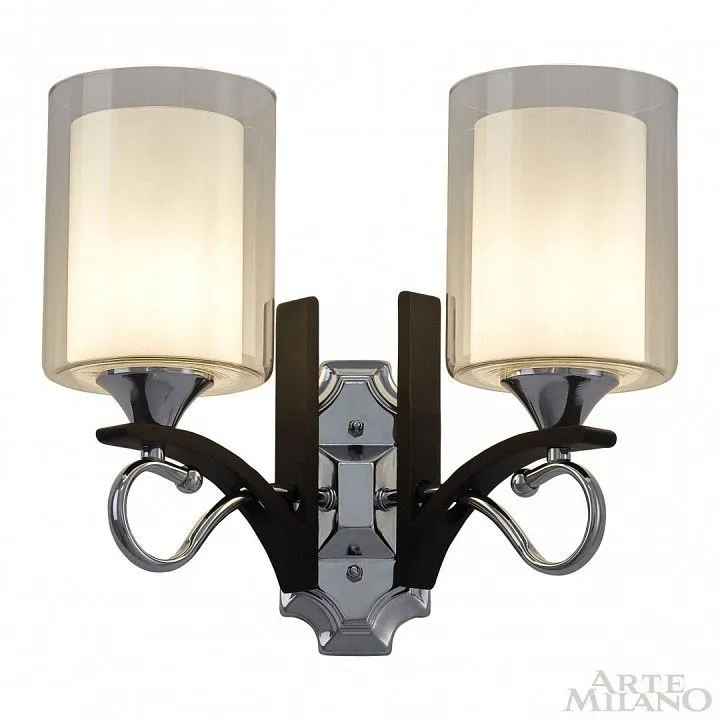 Бра Arte Milano Florentia-9167 309167/2W Bk/Ni