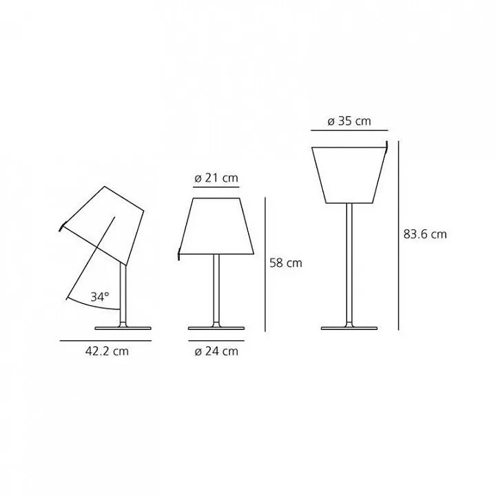 Настольная лампа декоративная Artemide  0315010A