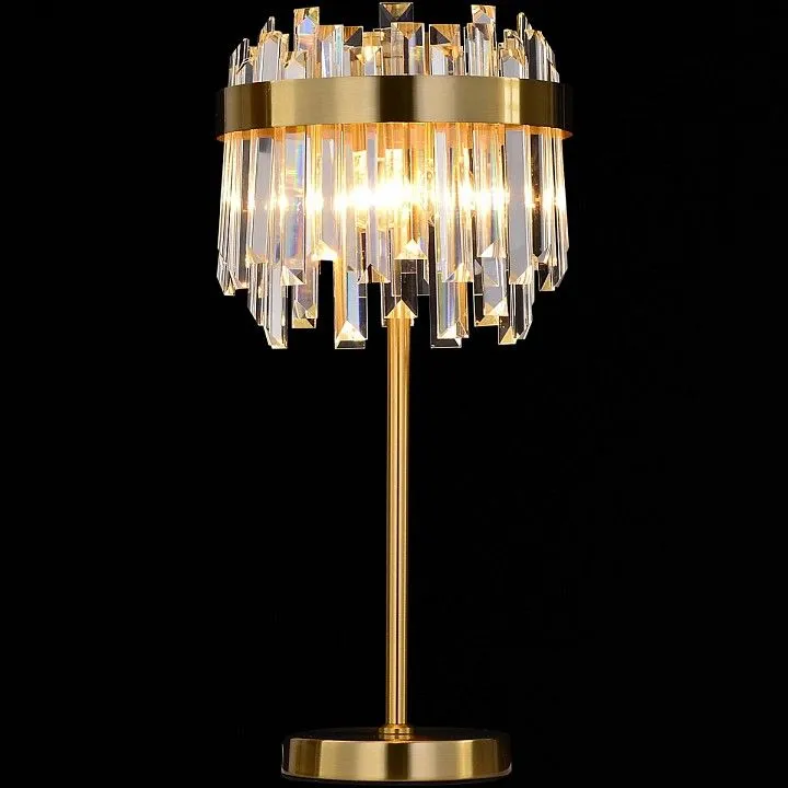 Настольная лампа декоративная ILLUMICO IL5189 IL5189-3TLS-29 BRASS MIRAGE