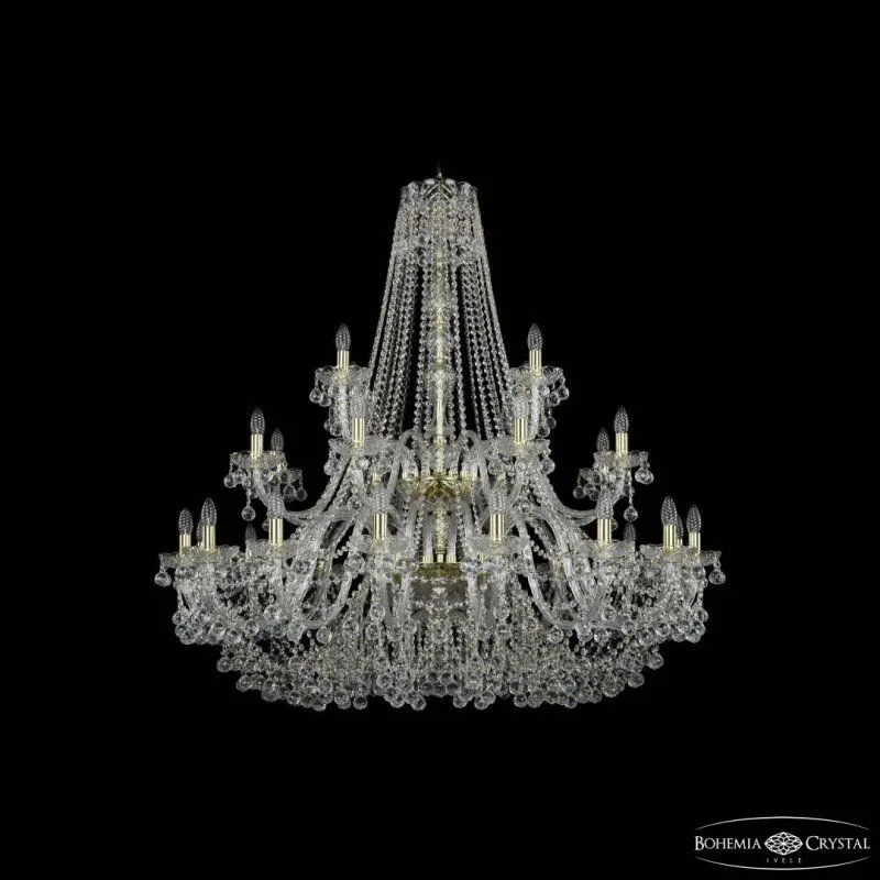 Подвесная люстра Bohemia Ivele Crystal 1409 1409/16+8+4/460/2d G