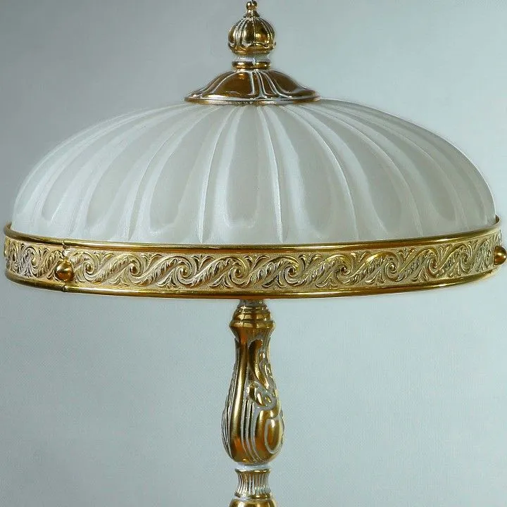 Настольная лампа декоративная Ambiente by Brizzi Navarra 02228T/3 WP Настольная лампа декоративная Ambiente by Brizzi Navarra 02228T/3 WP