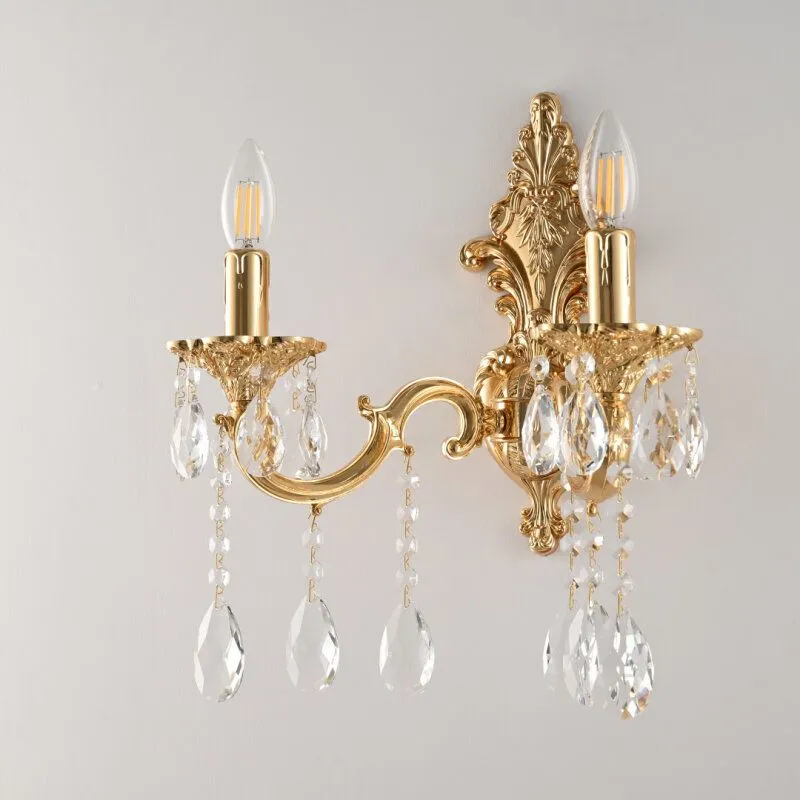 Бра Bohemia Ivele Crystal AL7801 AL7801B14/2/175 A G