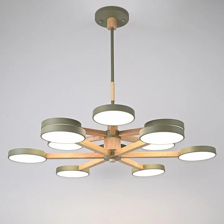 Люстра на штанге Imperiumloft TURNA Khaki TURNA-DBL01