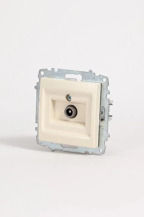 ТВ-розетка проходная без рамки Elbi Eleсtriс Zena Vega 609-010300-272