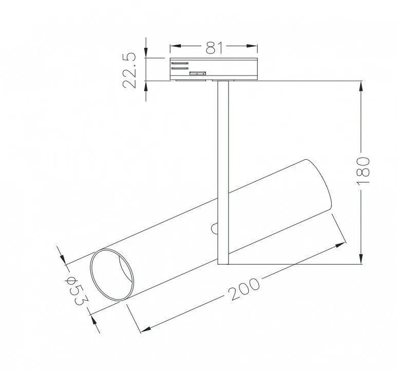 Светильник на штанге Maytoni Technical Элти TR005-1-GU10-W