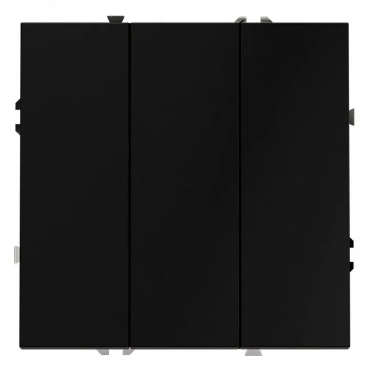 Выключатель трехклавишный без рамки Voltum S70 VLS030108