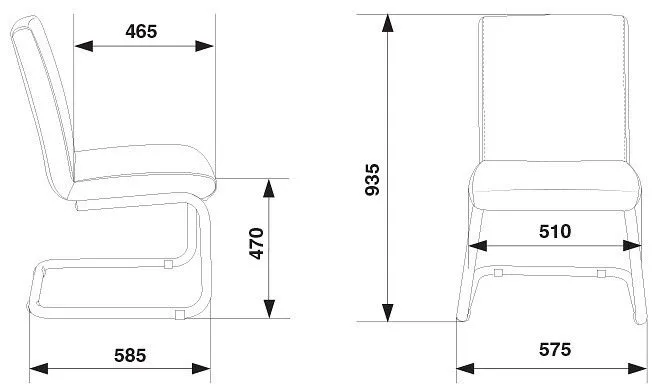 Стул CH-250-V/BLACK