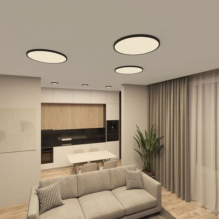 Накладной светильник Denkirs THIN DK6524-BK Накладной светильник Denkirs THIN DK6524-BK