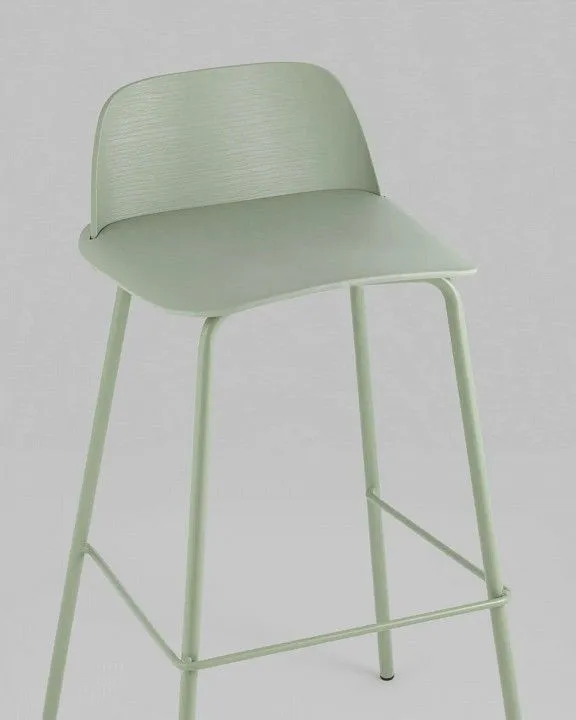Набор из 4 стульев барных Stool Group Mist 8063T 75 greyish green 70077 BOX, УТ000038328 Набор из 4 стульев барных Stool Group Mist 8063T 75 greyish green 70077 BOX, УТ000038328