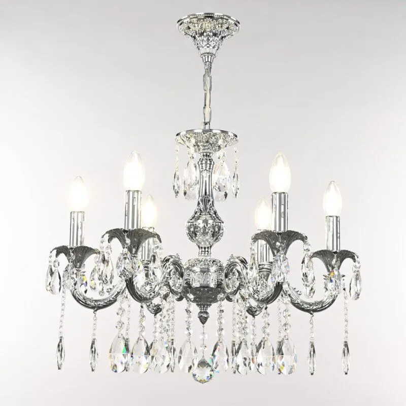 Подвесная люстра Bohemia Ivele Crystal AL7901 AL79101/6/175 A Ni