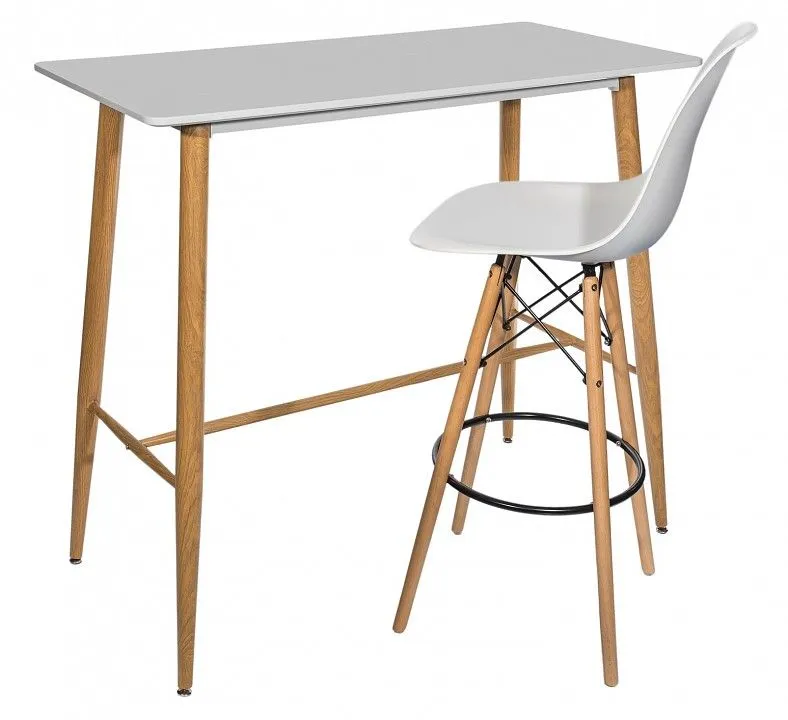 Стул барный Stool Group Eames 8056H WHITE SEAT DUAL, 8056H WHITE SEAT+8056H LEGS, УТ000001398 Стул барный Stool Group Eames 8056H WHITE SEAT DUAL, 8056H WHITE SEAT+8056H LEGS, УТ000001398