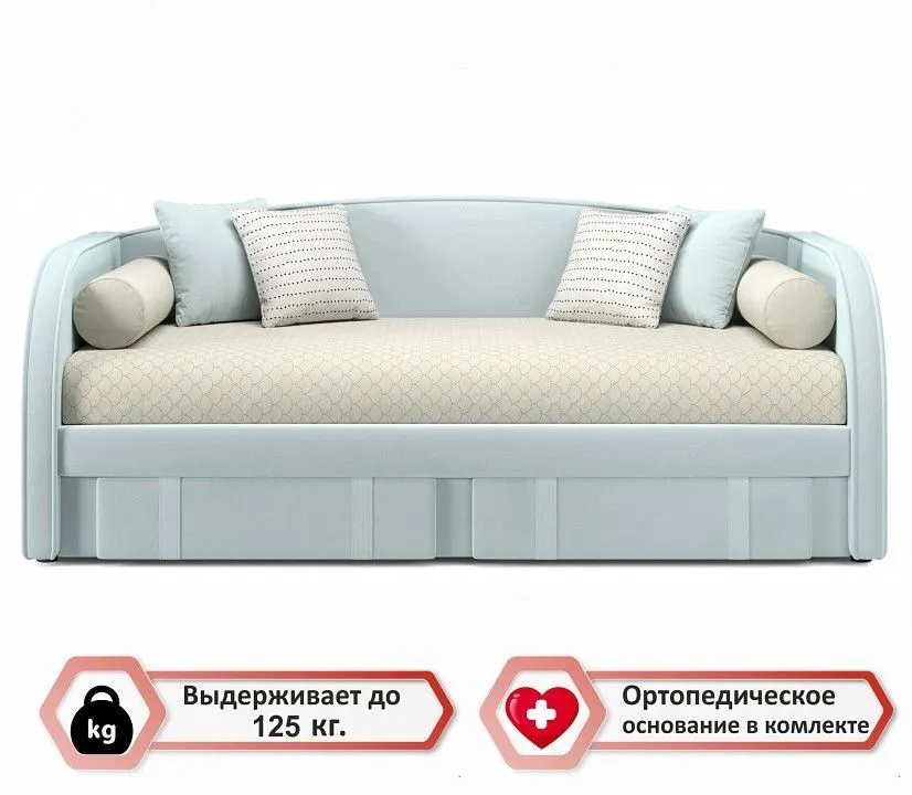 Кровать односпальная Elda 2000x900 c матрасом ГОСТ