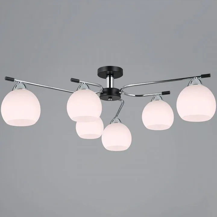 Потолочная люстра ILLUMICO LIBRA IL0638-6CSQ-24 CR BK LIBRA