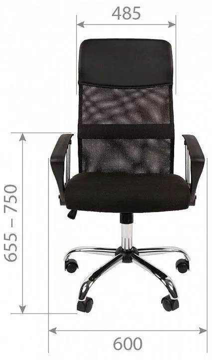 Кресло компьютерное Chairman 610 00-07123276, 7123276 Кресло компьютерное Chairman 610 00-07123276, 7123276