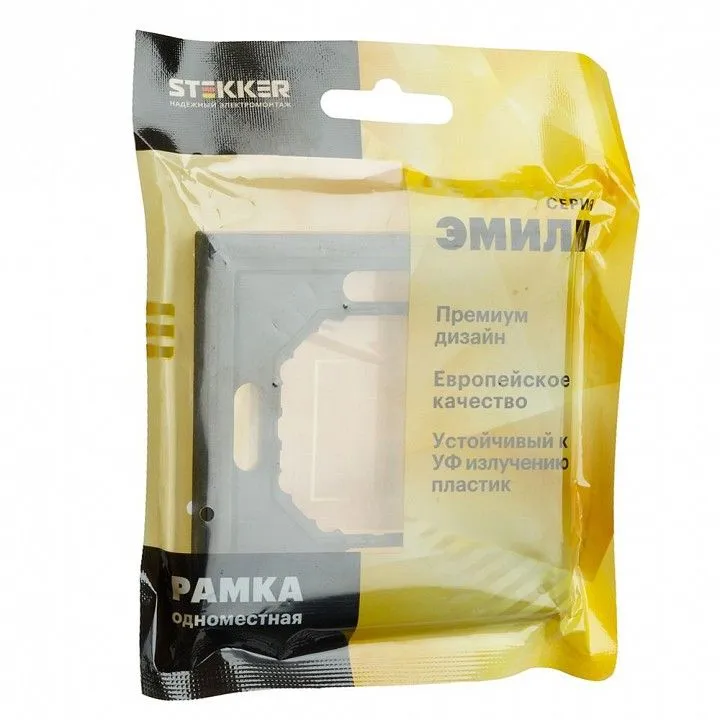 Рамка на 1 пост Stekker Эмили 49858