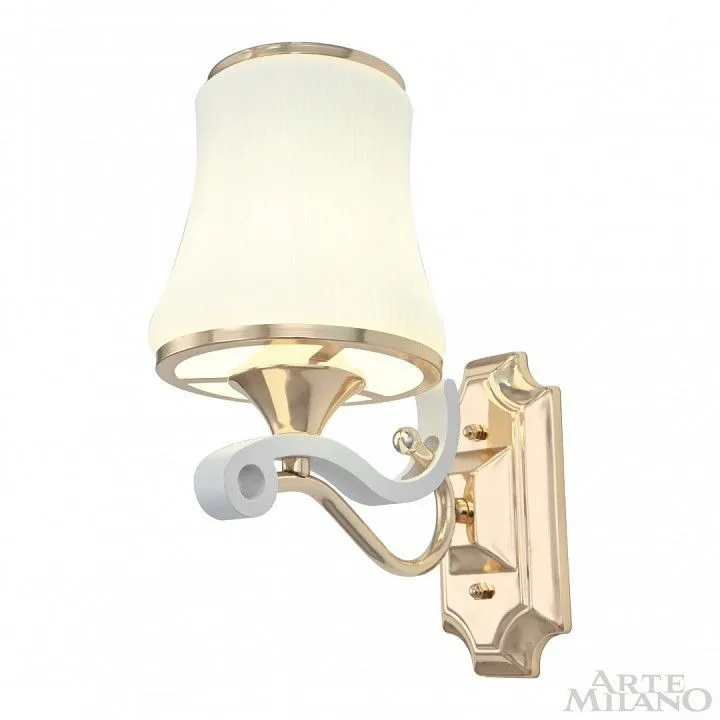 Бра Arte Milano Florentia-3987 303987/1W Wh/Gd