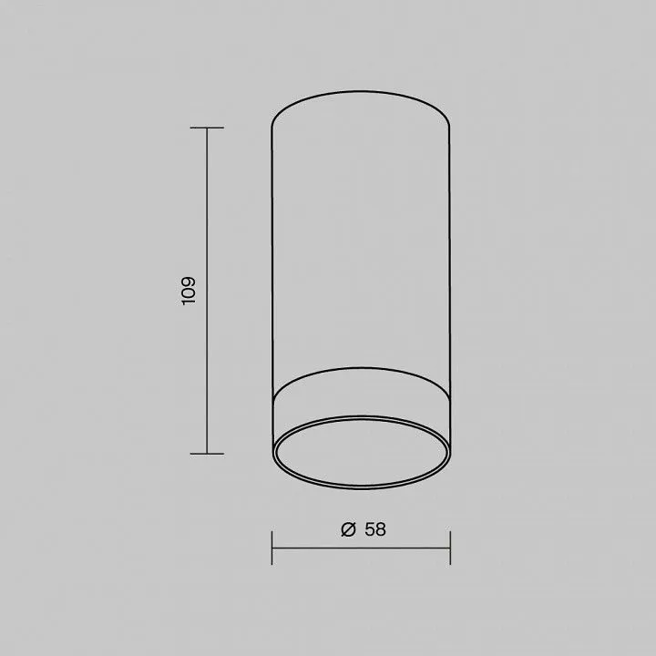 Накладной светильник Maytoni Outdoor Люкс O500CL-L5B3K