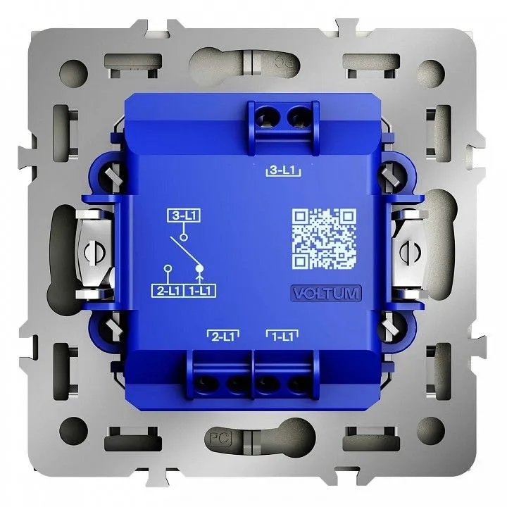 Выключатель для жалюзи без рамки Voltum S70 VLS020705