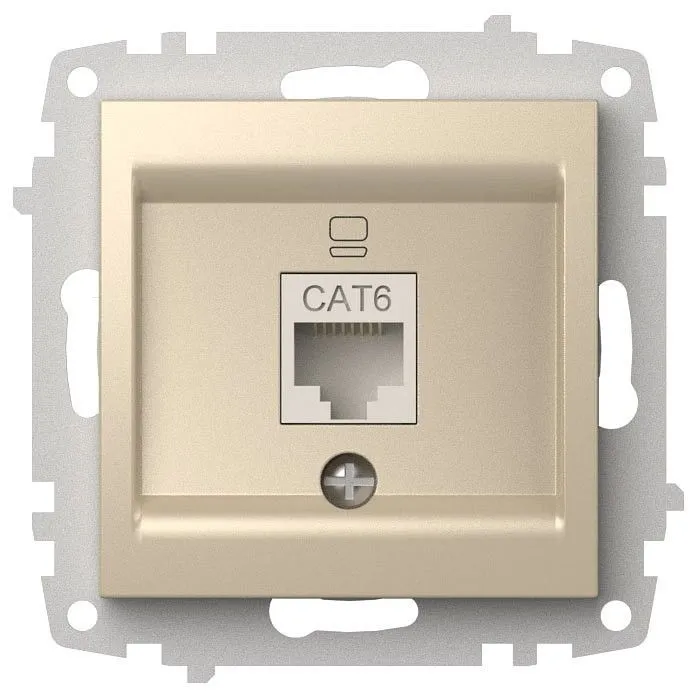 Розетка Ethernet RJ-45 без рамки Elbi Eleсtriс Zena Vega 609-012500-247