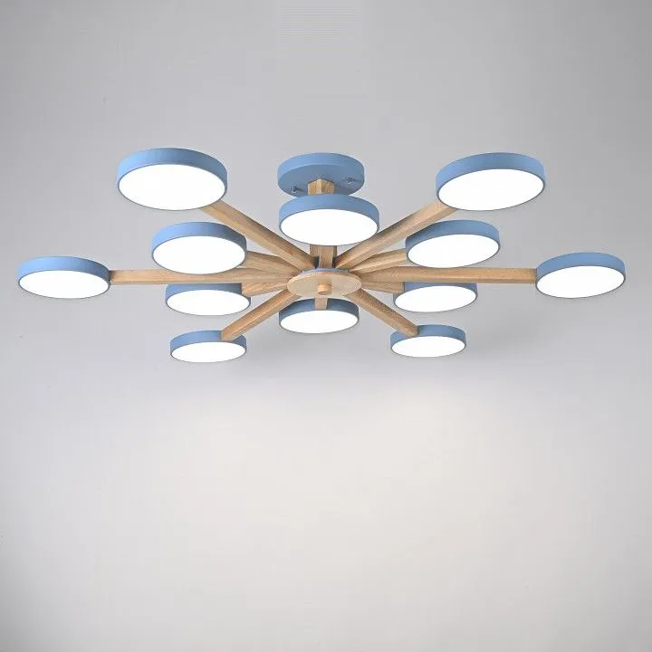 Люстра на штанге Imperiumloft TURNA Blue TURNA-B01