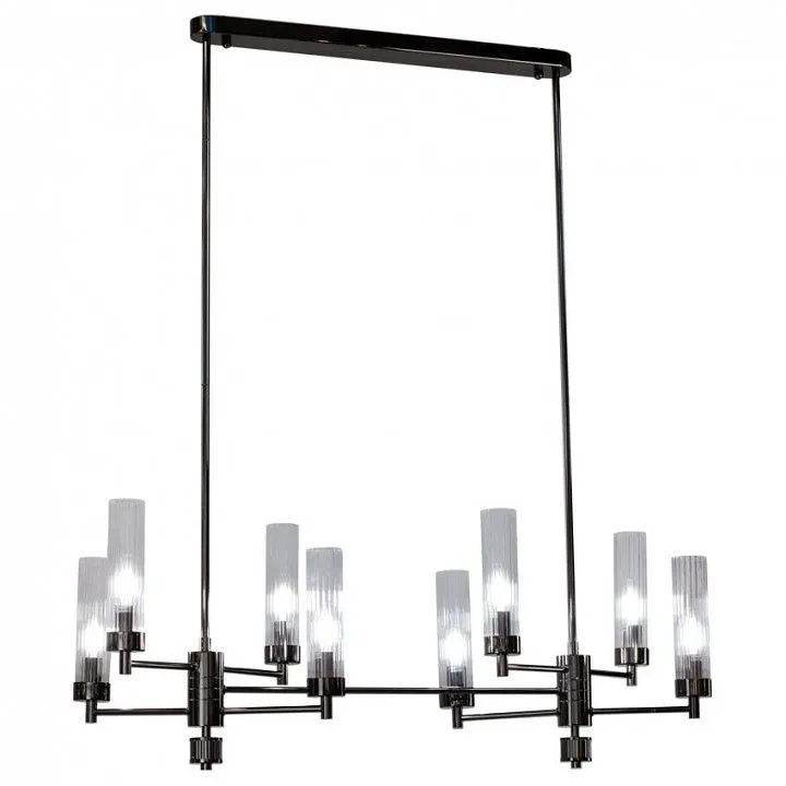 Люстра на штанге AM-Group INDIGO INDIGO SPL8 PEARL BLACK