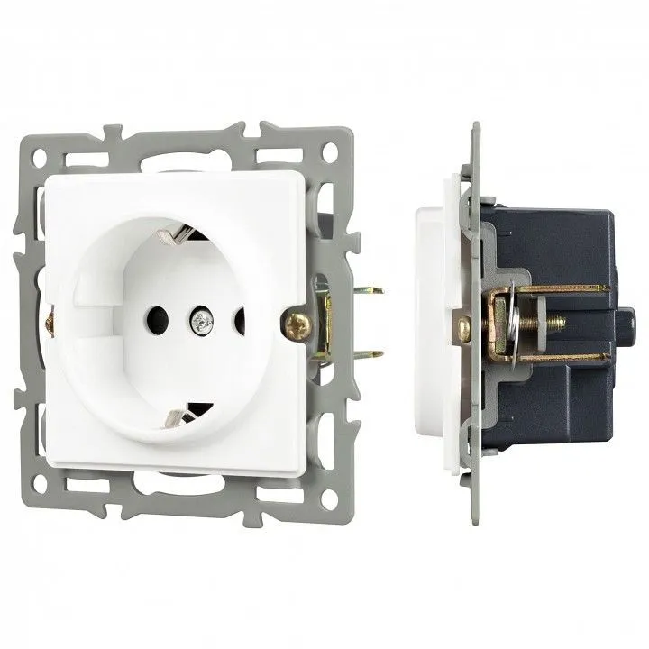 Розетка с заземлением, без рамки Arlight SCT 043739