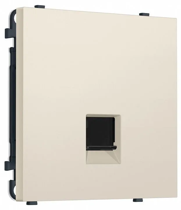 Розетка Ethernet RJ-45 и со шторками, без рамки Ambrella Volt MS MS332010