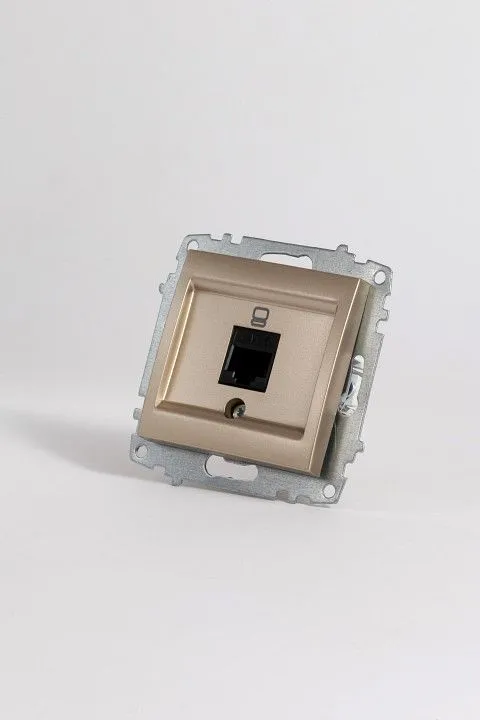 Розетка Ethernet RJ-45 без рамки Elbi Eleсtriс Zena Vega 609-011400-247