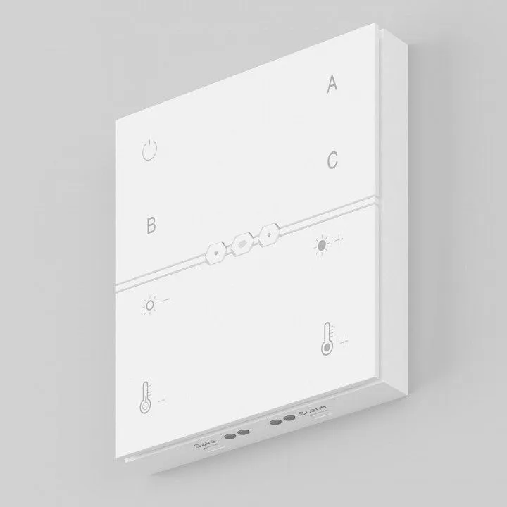 Панель универсальная сенсорная накладная Maytoni Lighting control Панели управления DRC034-8-W