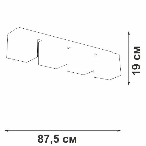 Накладной светильник Vitaluce V2879 V2879-1/4PL