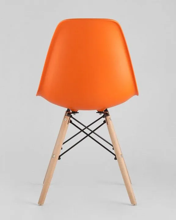 Набор из 4 стульев Stool Group Eames 8056PP ORANGE X4, УТ000005349 Набор из 4 стульев Stool Group Eames 8056PP ORANGE X4, УТ000005349